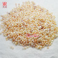 6-7mm Half Drilled Beads Pearls, Button Round